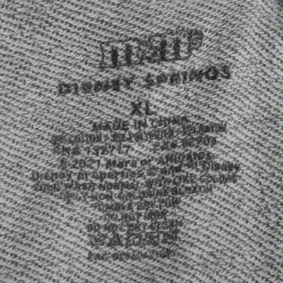 Disney Springs M&M Mickey Mouse Track Pants Joggers Sweatpants Gray Size Large - Picture 5 of 9